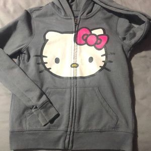 Hello kitty zip sweater